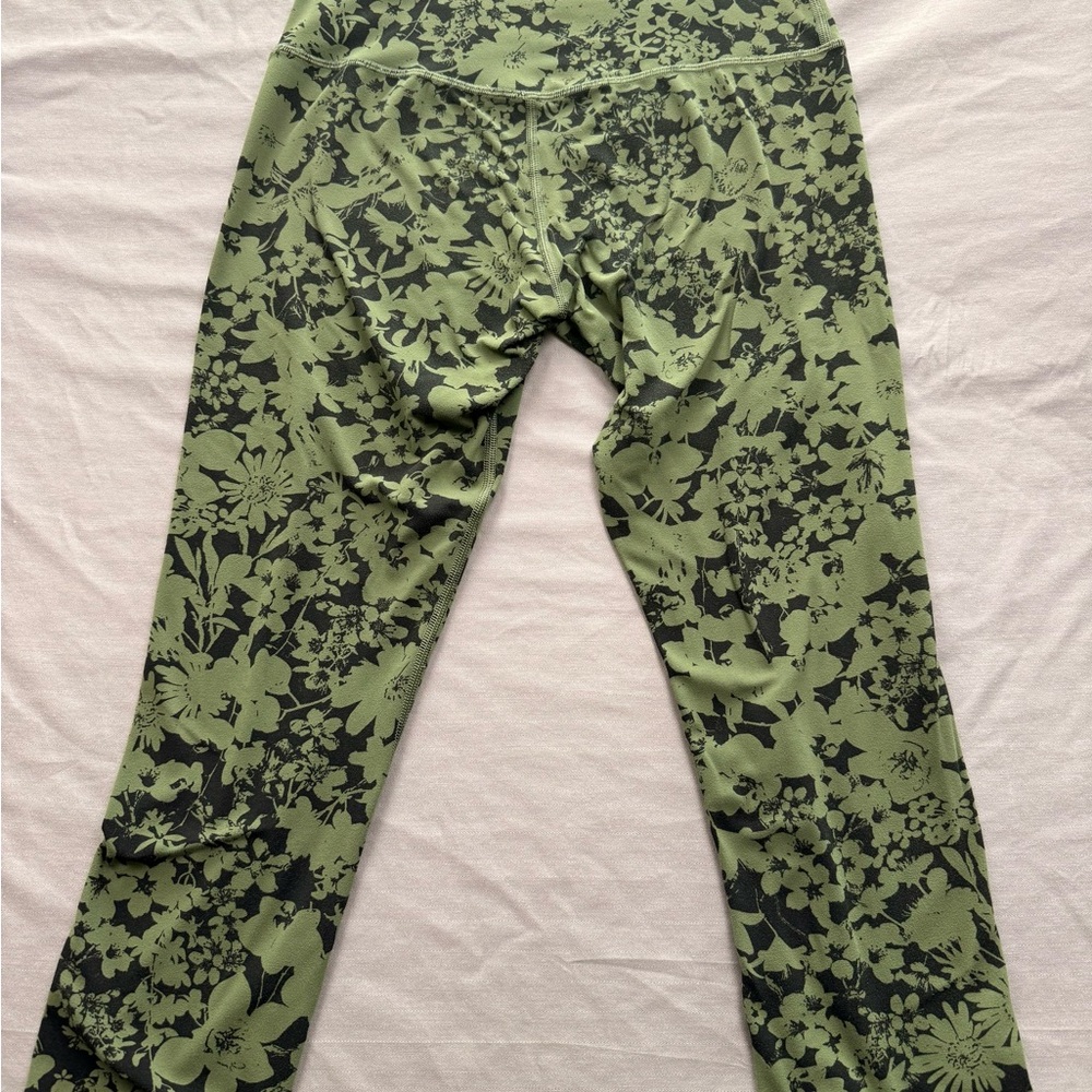 COPY - Lululemon All You Do Tight  Women's Efflorescent Barracks Green Black Si…